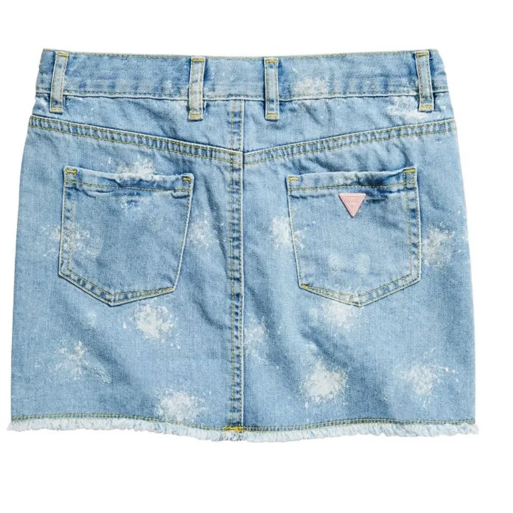 Guess sparkle denim skirt